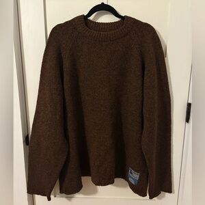 Alien Workshop 1998 Brown Wool Survival Sweater Vintage XL